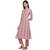 Pink printed cotton ethnic-kurtis