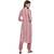 Pink printed cotton ethnic-kurtis
