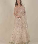  Beige hand embroidred lehenga