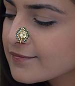 Green ruby  nose-ring