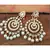 Gold Plated Traditional Chandbali Drop Kundan & Pearl Jewellery Earring for Women 