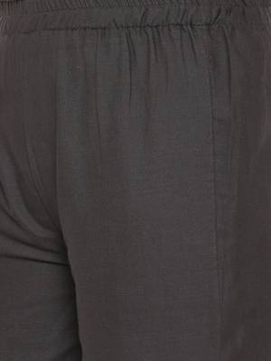 Women's Cream Cotton Printed A-line Kurta plazzo 6
