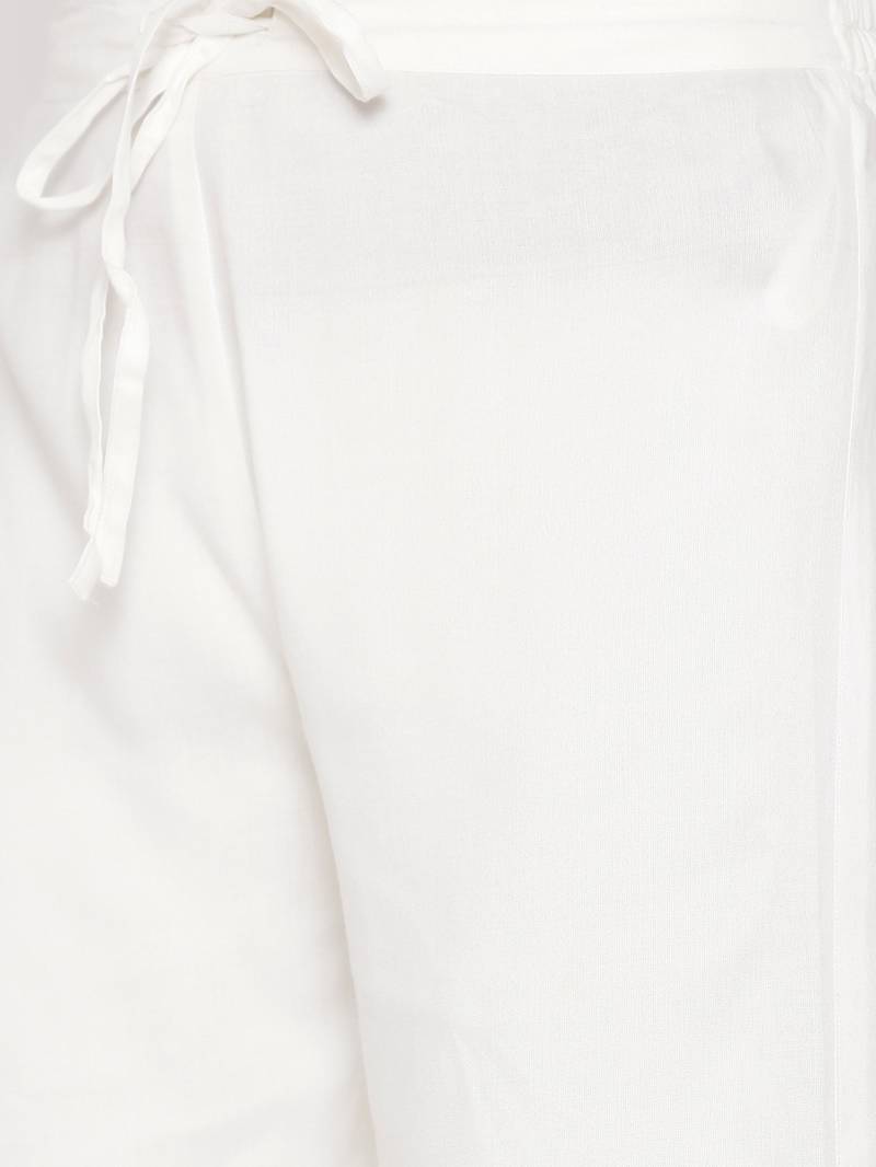 Women's Maroon Cotton Printed A-line Kurta plazzo