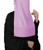 JSDC Women Bubble Georgette Plain Single Layer Cap Niqab Nosepiece Hijab