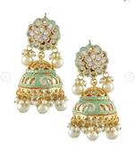 Turquoise agate earrings