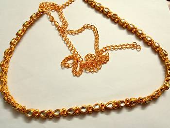 Gold agate waist-belt 2