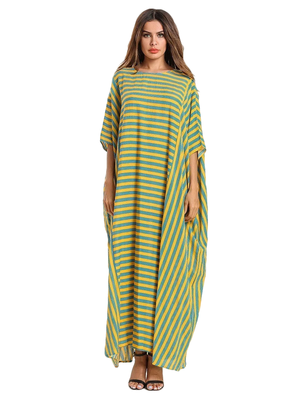 JSDC Women's Casual Wear Turkish Moss Batwing Style Islamic Wear Kaftan 3