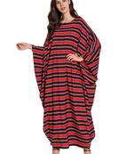 JSDC Women's Occasion Wear Batwing Style Turkish Moss Kaftan