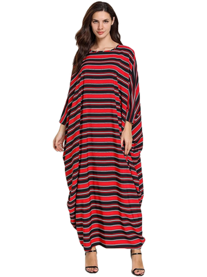JSDC Women's Occasion Wear Batwing Style Turkish Moss Kaftan 3