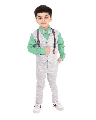 fourfolds boy's 3-piece suit 1