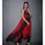 Ri Ritu Kumar  Red & Black Embroidered Cape With Kurta And Churidar