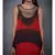 Ri Ritu Kumar  Red & Black Embroidered Cape With Kurta And Churidar