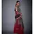 Ri Ritu Kumar black satin Band Collar Sleeveless Kurta with Skirt and Dupatta