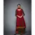 Ri Ritu Kumar Brown and Brick Red, Kurta With Pant & Chunni