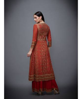 RI Beige Rayon Kurta Set 5