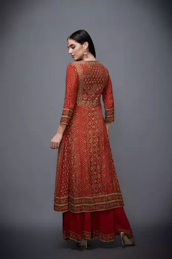 RI Beige Rayon Kurta Set