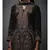 Ri Ritu Kumar Black And Beige Embroidered Kurta With Churidar & Dupatta