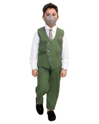 fourfolds boy's 3-piece suit 1