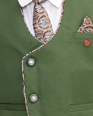 fourfolds boy's 3-piece suit 3