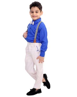 fourfolds boy's 3-piece suit 4