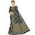 Dark blue woven art  silk saree with blouse
