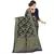 Dark blue woven art  silk saree with blouse