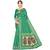 Green woven art  silk saree with blouse