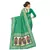 Green woven art  silk saree with blouse