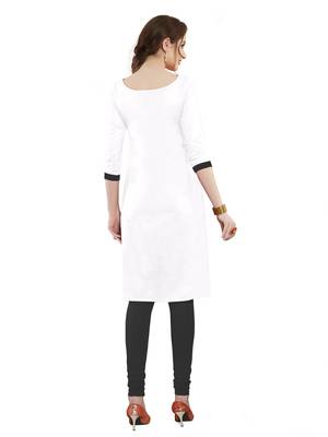 White embroidered cotton salwar 2