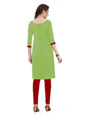 Green embroidered cotton salwar 2