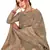 Beige woven silk blend saree with blouse