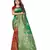 red woven art silk saree with blouse