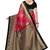 multicolor printed art silk saree with blouse