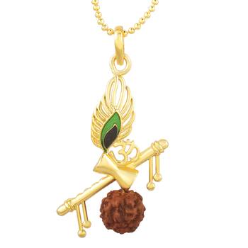 Lord Krishana Damru Designer Pendant   3