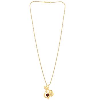 Om Trishul Rudraksha Designer Pendant  4