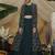 Green Thread and Sequins embroidered chinon semi-stitched lehenga choli with jacket