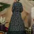 Green Thread and Sequins embroidered chinon semi-stitched lehenga choli with jacket
