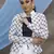 White Thread with sequins Embroidered cotton Semi Stitched bridal lehenga choli with jacket