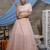 Peach embroidered net Semi Stitched bridal lehenga choli with velvet jacket