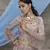 light grayish red embroidered net Semi Stitched bridal lehenga