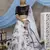 White & Black Multi Color Block Print with Sequins embroidered Soft organza Semi Stitched bridal lehenga choli