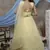 Yellow Thread and Sequins embroidered net Semi Stitched bridal lehenga