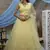Yellow Thread and Sequins embroidered net Semi Stitched bridal lehenga