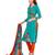 Blue printed cotton salwar