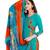 Blue printed cotton salwar