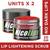 Bella Vita Organic NicoLips Lip Lightening Scrub For Dark, Dry & Chapped Lips - Pack Of 2