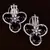 American Diamond and Sapphire Embellished Designer Earrings 