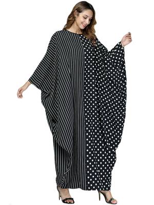 JSDC Women's Turkish Moss Batwing Style Kaftan  4