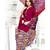 pink printed crepe unstitched salwar with dupatta
