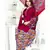 pink printed crepe unstitched salwar with dupatta